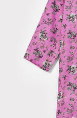 Plum Premium Khaddar Printed Pink Colour  2 pc suit For Girls.