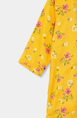 Plum Premium Lawn Yellow Printed Embroidered Pink 2 pc suit For Girls.